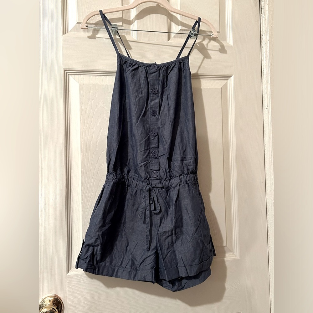 Chambray Romper